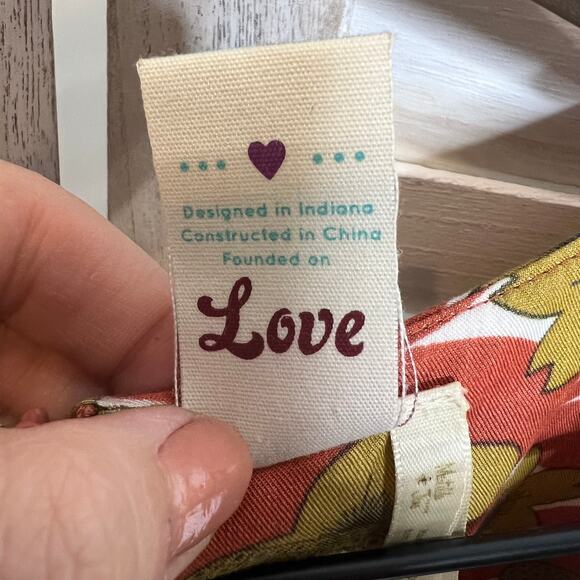 MATILDA JANE Women's Character Counts Orange Floral Mini Dress Small Retro Boho - Picture 8 of 15